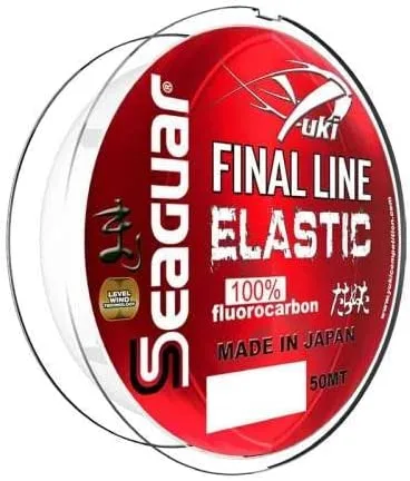 41KHxSuUvZL._AC_ YUKI Seaguar Final Line Elastic 50m - Image 1